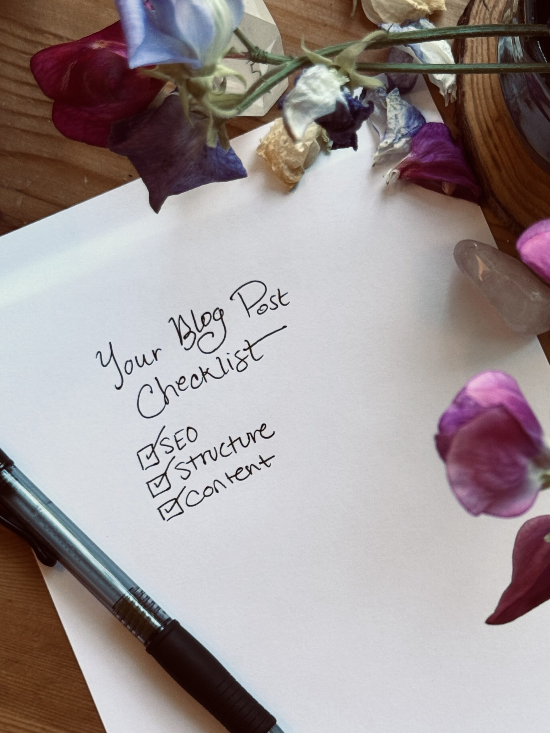 Blog Post Checklist for Holistic Equine Businesses